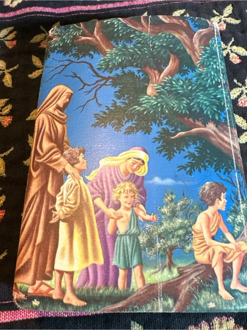 VTG COLLINS WORLD Children’s Bible KJV Red Letter Full Color Illustrated N.